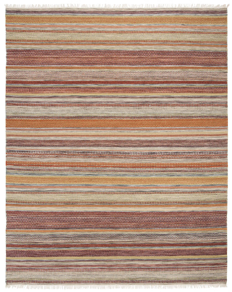 Safavieh Striped Kilim 10'-0" x 14'-0" Rug in Beige
