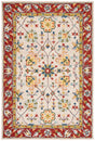 Safavieh Micro-Loop 4'-0" x 6'-0" Rug in Beige / Rust