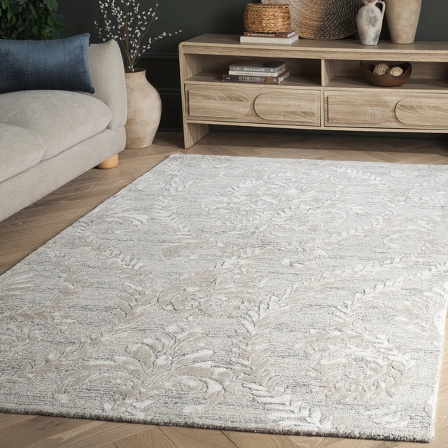 Safavieh Glamour 4'-0" x 6'-0" Rug in Grey / Beige