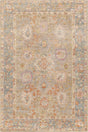 Chandra Wendi WEN-58102 Tan / Blue / Orange / Multi rug, flat view