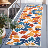 Safavieh Cabana 2'-0" x 10'-0" Rug in Creme / Red