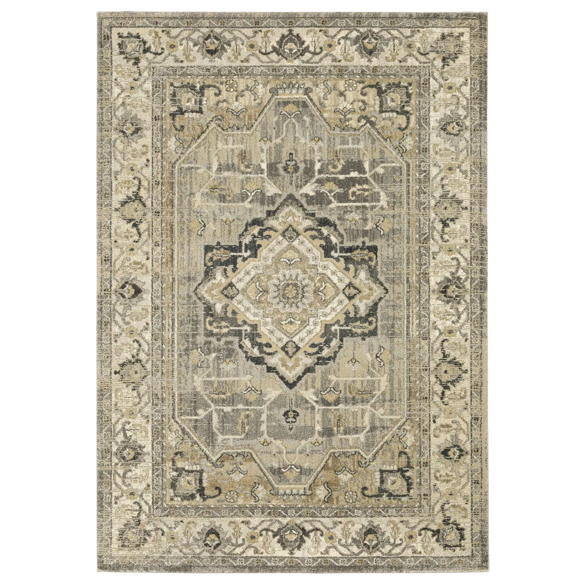 Oriental Weavers Sphinx Florence 1805X Beige/ Grey Rugs - main flat