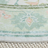 Safavieh Martha Stewart Washable 6'-0" x 6'-0" Rug in Beige / Green