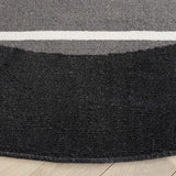 Safavieh Pyramid 6'-7" x 6'-7" Rug in Grey / Ivory Black