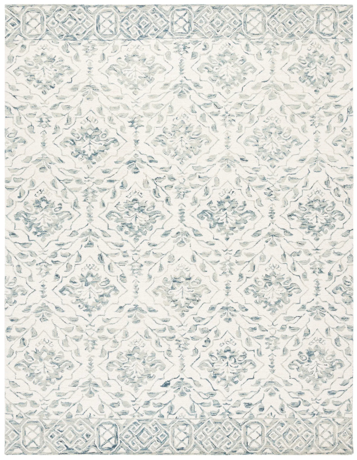 Safavieh Dip Dye 10'-0" x 14'-0" Rug in Blue / Ivory
