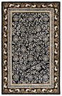 Safavieh Antiquity 4'-0" x 6'-0" Rug in Black / Ivory