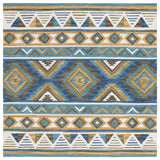 Safavieh Aspen 6'-0" x 6'-0" Rug in Blue / Yellow