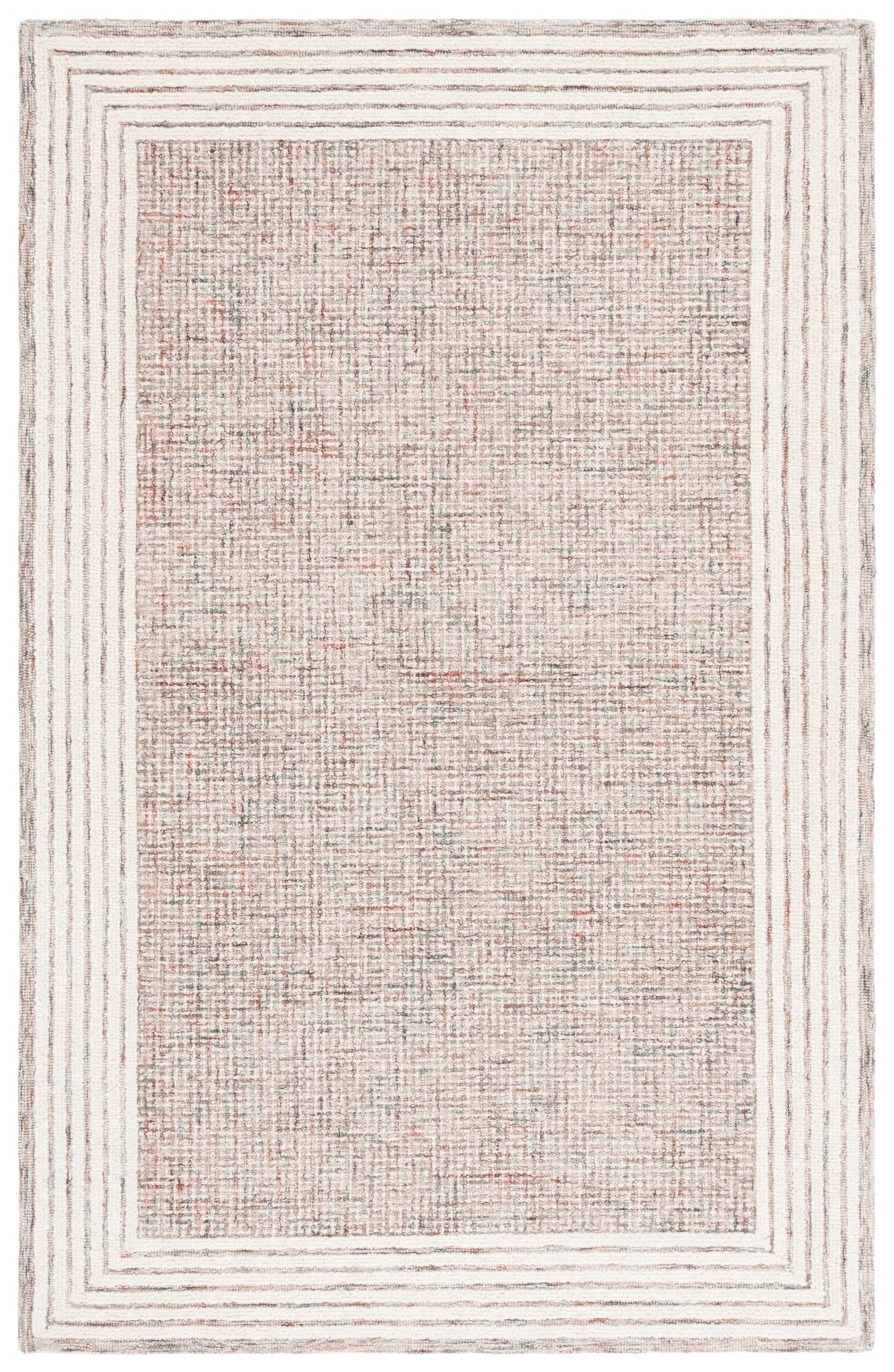 Safavieh Ebony 4'-0" x 6'-0" Rug in Ivory / Red