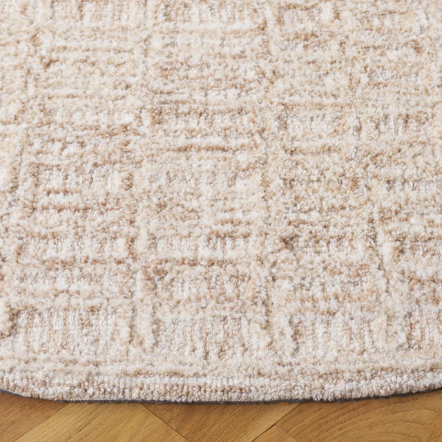 Safavieh Pine 6'-0" x 6'-0" Rug in Light Brown / Ivory