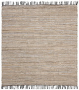 Safavieh Vintage Leather 6'-0" x 6'-0" Rug in Beige