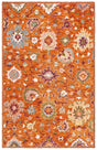 Safavieh Aspen 4'-0" x 6'-0" Rug in Rust / Green