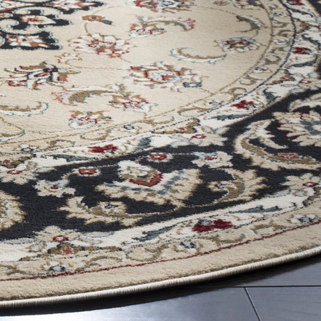 Safavieh Lyndhurst 7'-0" x 7'-0" Rug in Cream / Anthracite