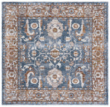 Safavieh Heirloom 700 6'-3" x 6'-3" Rug in Blue / Rust