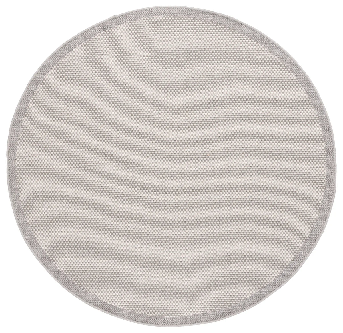 Safavieh Sisal All-Weather 6'-7" x 6'-7" Rug in Ivory / Grey