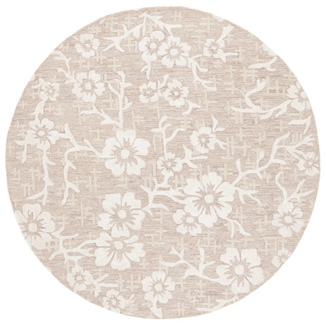 Safavieh Glamour 6'-0" x 6'-0" Rug in Beige / Ivory