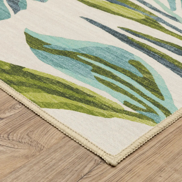 Oriental Weavers Sphinx Fiji FIJ08 Multi Rugs - corner detail
