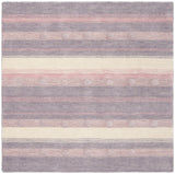 Safavieh Safavieh Kids 5'-0" x 5'-0" Rug in Light Purple / Ivory