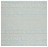 Safavieh Courtyard 6'-7" x 6'-7" Rug in Beige / Aqua