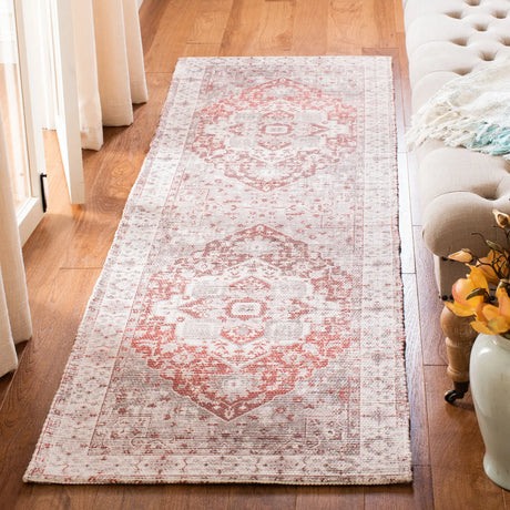 Safavieh Saffron 2'-3" x 8'-0" Rug in Ivory / Rust