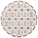 Safavieh Groove 6'-7" x 6'-7" Rug in Ivory / Beige