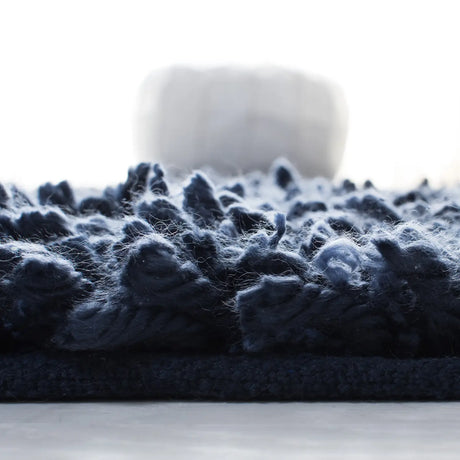 Safavieh Sheep Shag 4'-0" x 6'-0" Rug in Navy