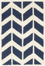 Safavieh Cambridge 2'-0" x 3'-0" Rug in Navy / Ivory
