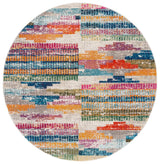 Safavieh Madison 6'-7" x 6'-7" Rug in Ivory / Multi