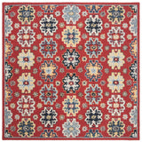Safavieh Heritage 6'-0" x 6'-0" Rug in Red / Blue