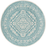 Safavieh Adirondack 6'-0" x 6'-0" Rug in Ivory / Teal