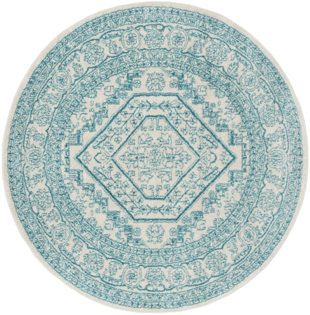 Safavieh Adirondack 6'-0" x 6'-0" Rug in Ivory / Teal