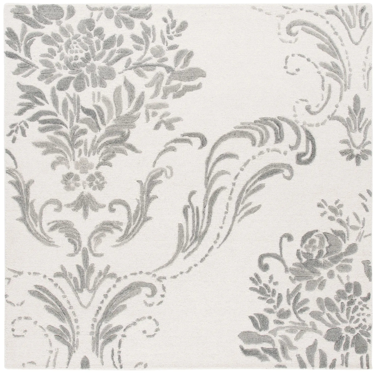 Safavieh Jardin 6'-0" x 6'-0" Rug in Ivory / Grey