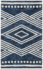 Safavieh Micro-Loop 2'-0" x 3'-0" Rug in Navy / Ivory