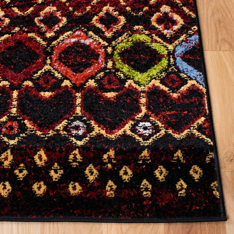 Safavieh Amsterdam 5'-1" x 7'-6" Rug in Black / Multi