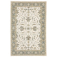 Oriental Weavers Sphinx Andorra 9537P Ivory / Blue Rugs - main flat