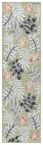 Safavieh Cabana 2'-0" x 8'-0" Rug in Olive / Grey