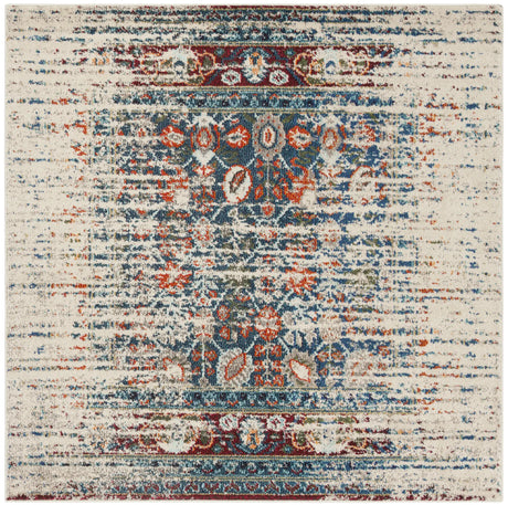 Safavieh Monaco 5'-0" x 5'-0" Rug in Ivory / Blue