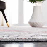 Safavieh Meadow 500 4'-0" x 6'-0" Rug in Grey / Pink