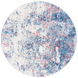 Safavieh Brentwood 5'-0" x 5'-0" Rug in Navy / Red
