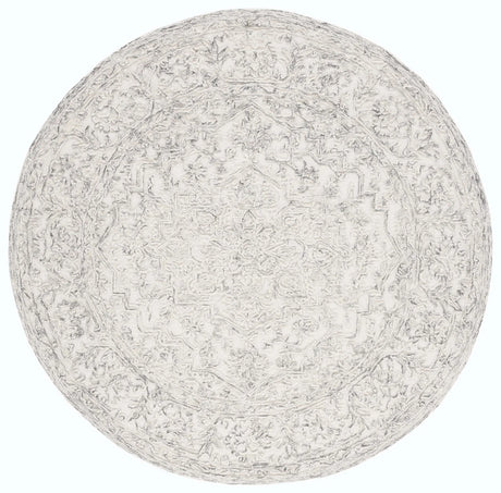 Safavieh Martha Stewart 6'-0" x 6'-0" Rug in Ivory / Charcoal