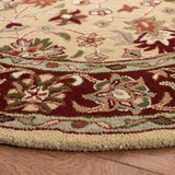 Safavieh Heritage 6'-0" x 6'-0" Rug in Ivory / Red