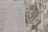 Dynamic Rugs Flare 14740 Power Loomed Traditional Beige/Grey/Ivory Rug - Corner