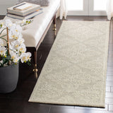 Safavieh Micro-Loop 2'-3" x 7'-0" Rug in Silver / Ivory