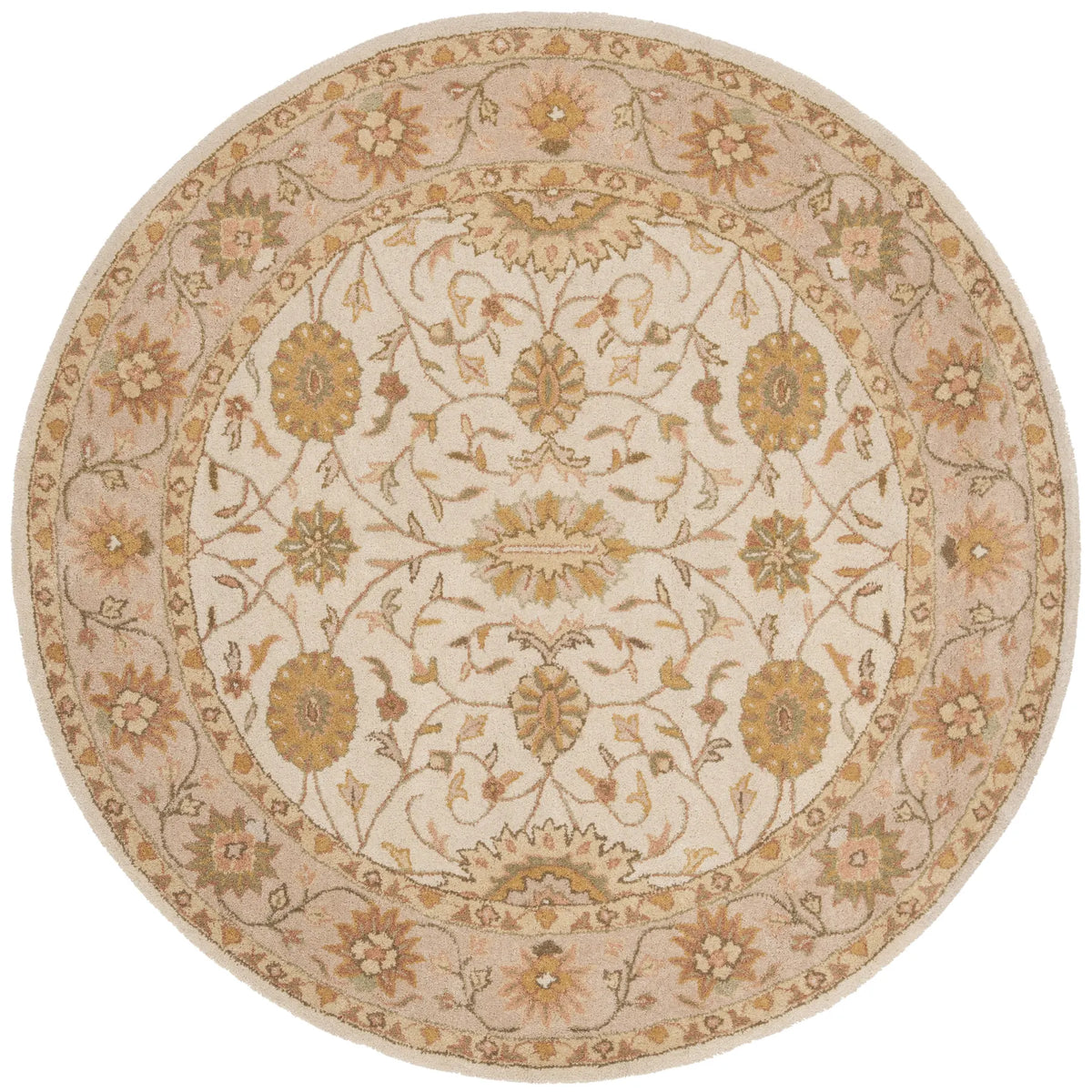 Safavieh Antiquity 6'-0" x 6'-0" Rug in Ivory / Light Green