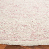 Safavieh Ebony 6'-0" x 6'-0" Rug in Pink / Ivory