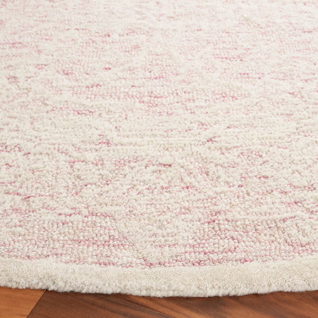 Safavieh Ebony 6'-0" x 6'-0" Rug in Pink / Ivory