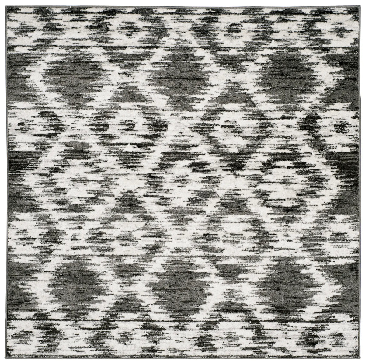 Safavieh Adirondack 6'-0" x 6'-0" Rug in Charcoal / Ivory