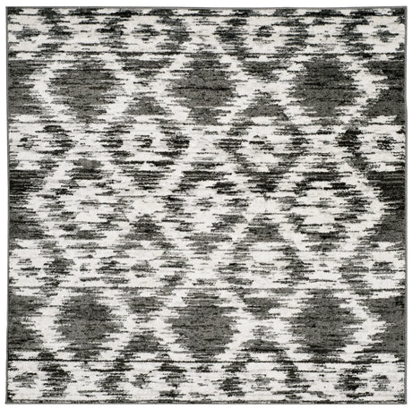 Safavieh Adirondack 6'-0" x 6'-0" Rug in Charcoal / Ivory