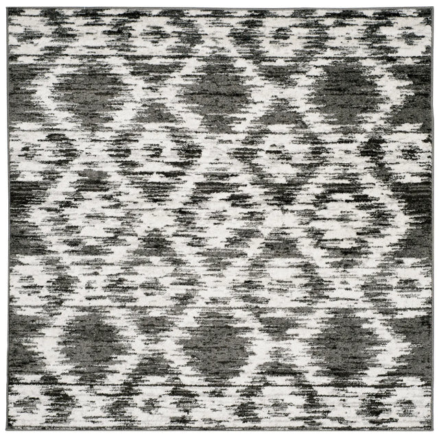 Safavieh Adirondack 6'-0" x 6'-0" Rug in Charcoal / Ivory