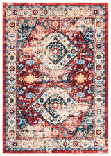 Safavieh Riviera 4'-5" x 6'-0" Rug in Red / Blue