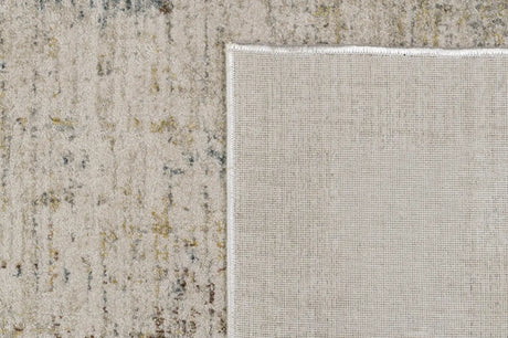 Dynamic Rugs Bloomfield 19604 Power Loomed Modern Grey/Beige Rug - Corner